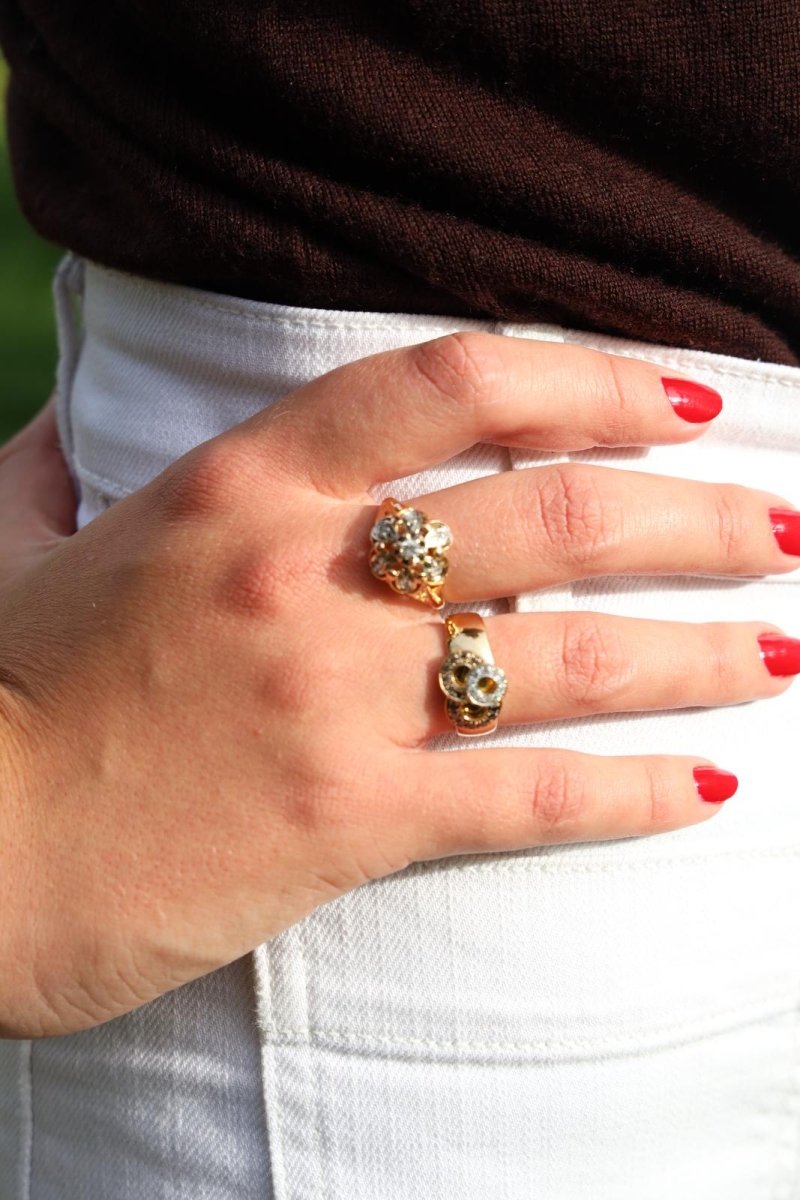 Bague Or jaune Diamant - Castafiore