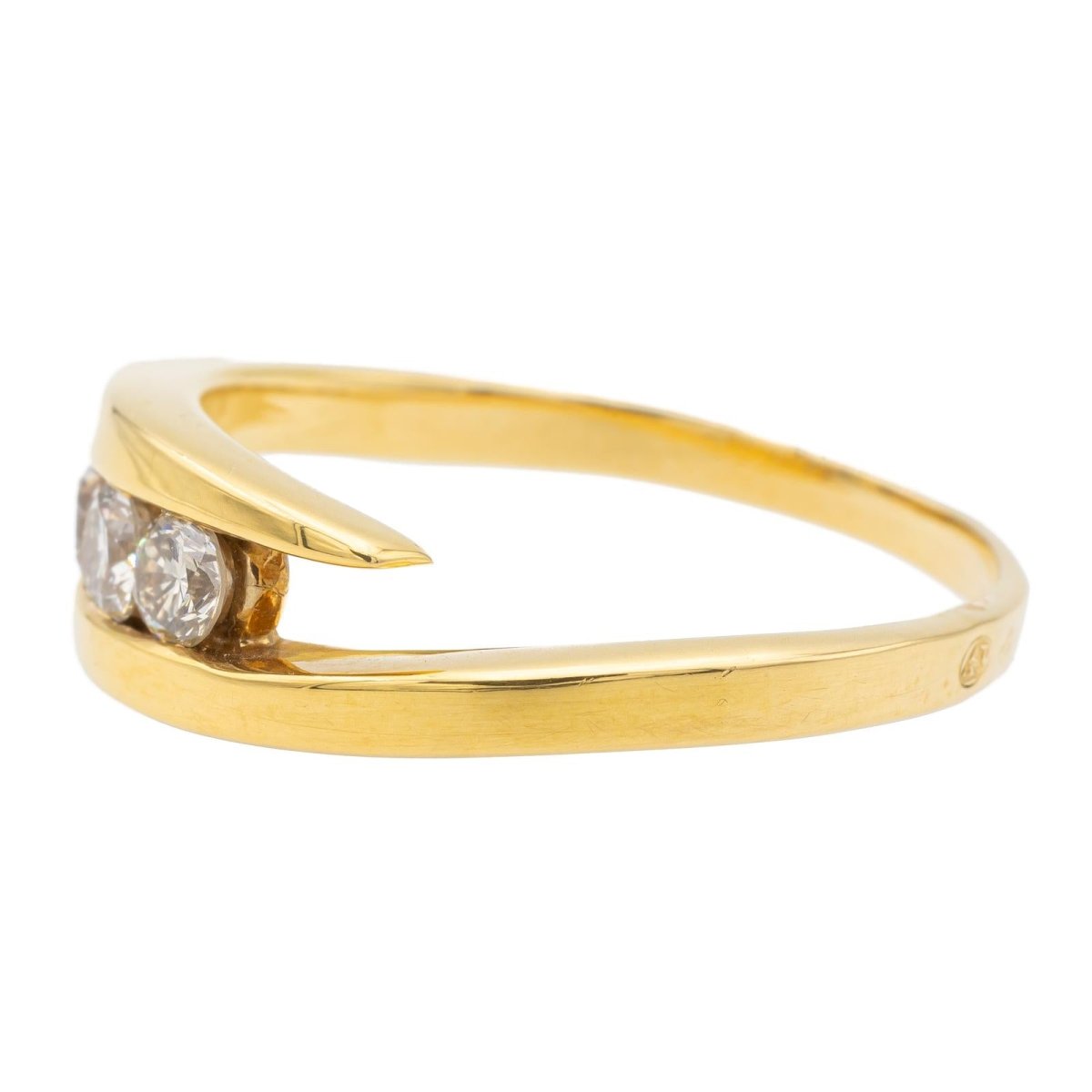 Bague Or jaune Diamant - Castafiore
