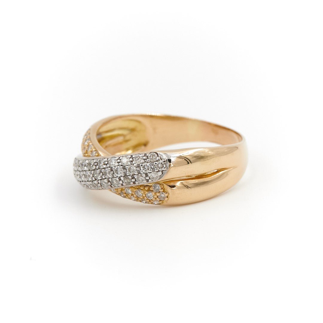Bague Or jaune Diamant - Castafiore