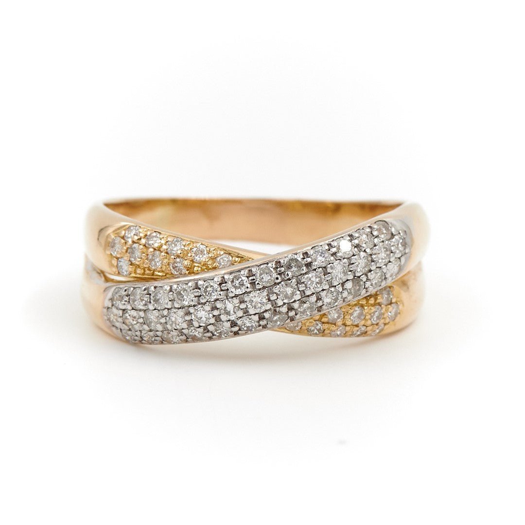 Bague Or jaune Diamant - Castafiore