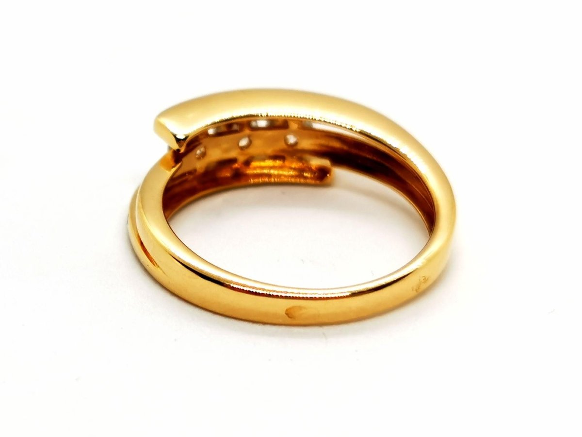 Bague Or jaune Diamant - Castafiore