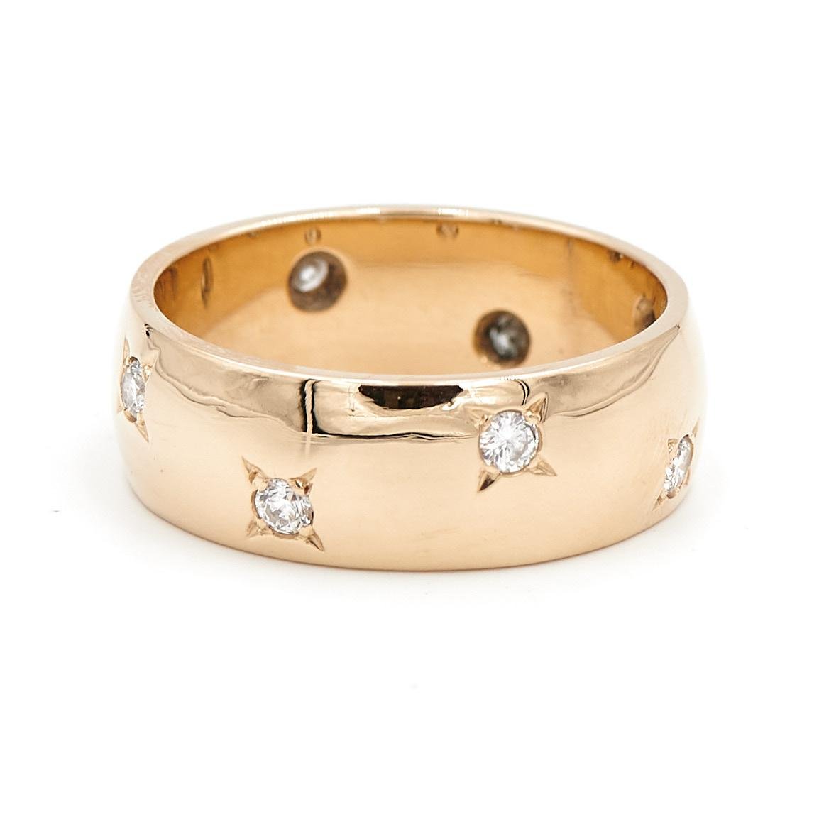 Bague Or jaune Diamant - Castafiore