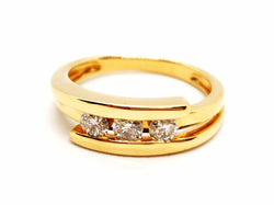 Bague Or jaune Diamant - Castafiore