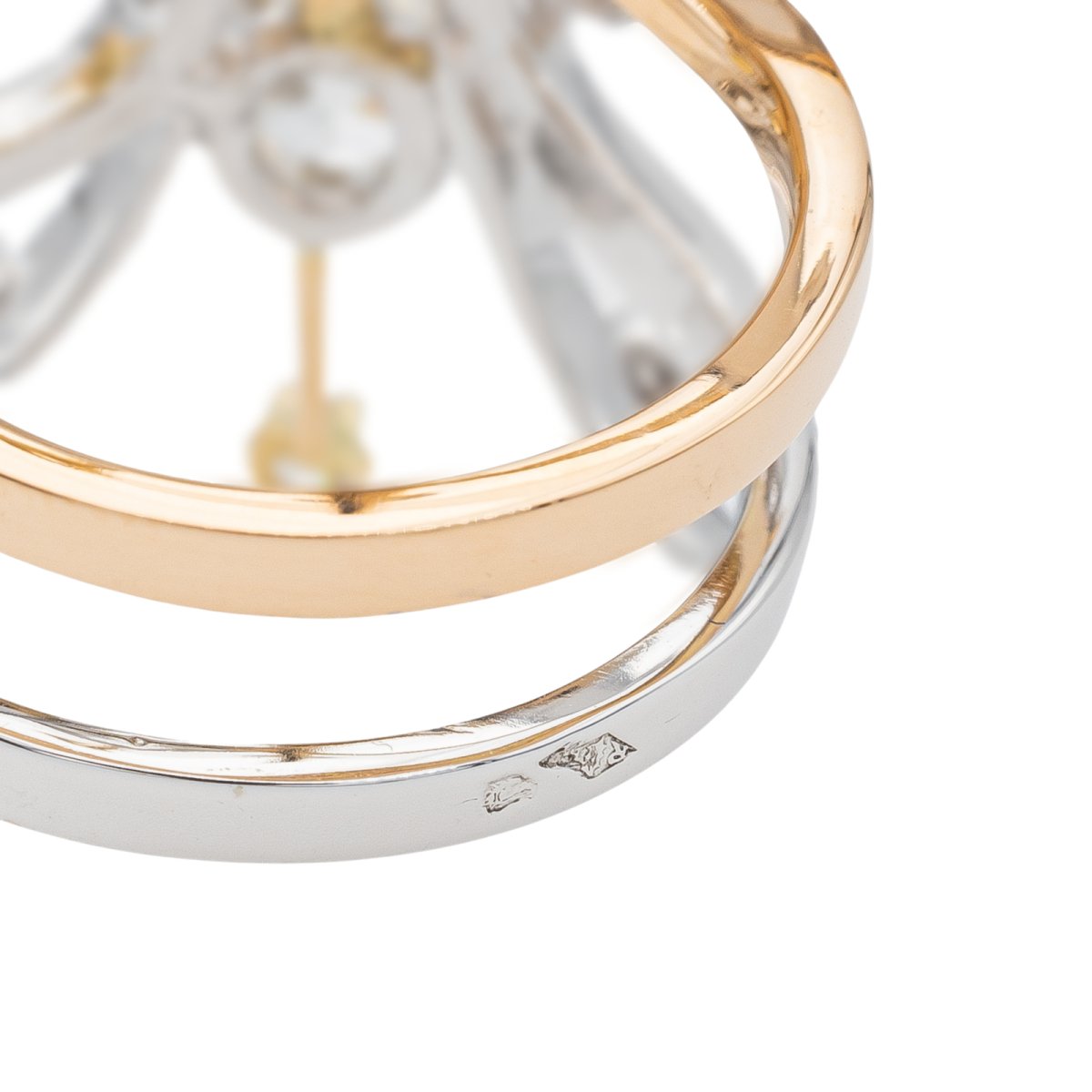 Bague Or jaune Diamant - Castafiore