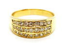 Bague Or jaune Diamant - Castafiore