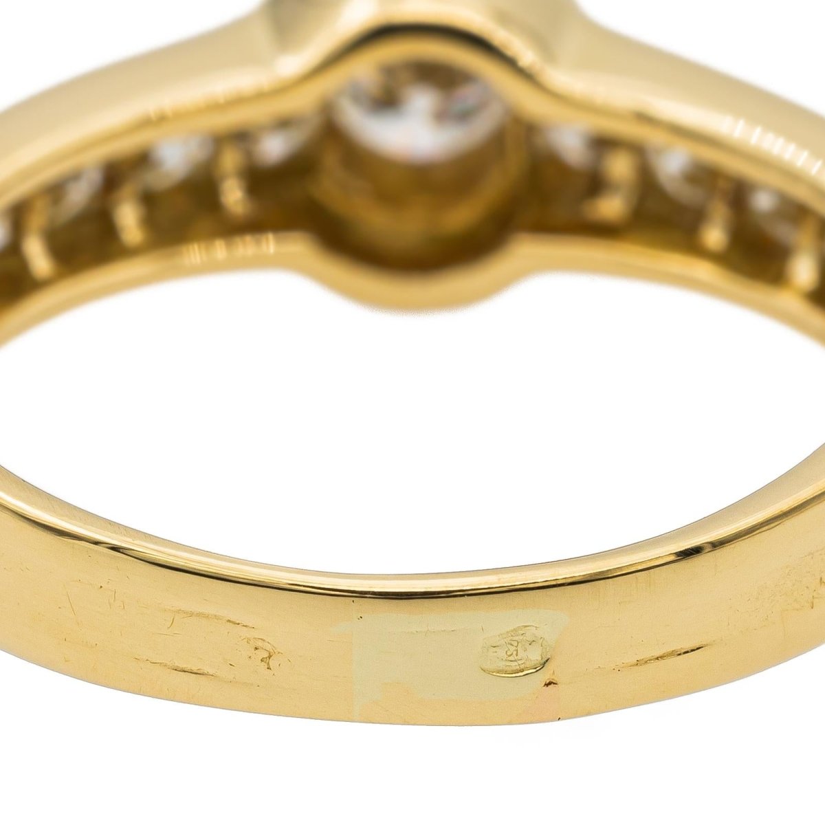 Bague Or jaune Diamant - Castafiore