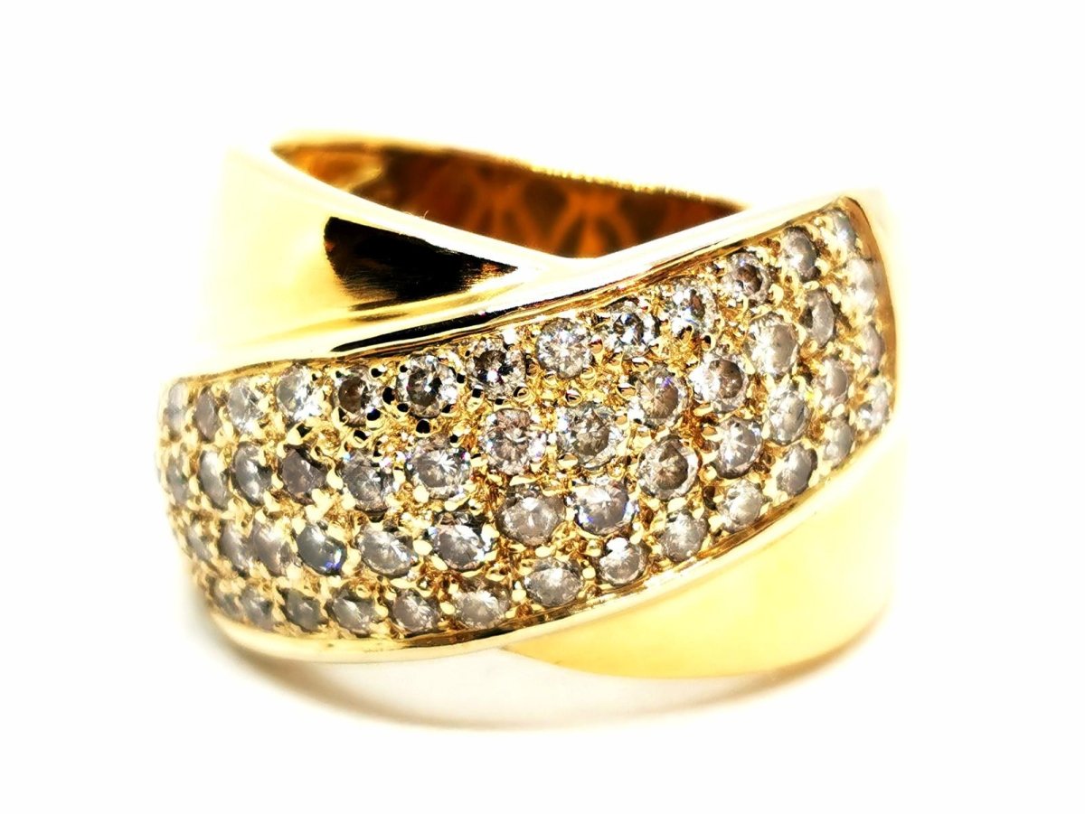 Bague Or jaune Diamant - Castafiore
