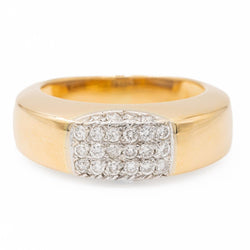 Bague Or jaune Diamant - Castafiore