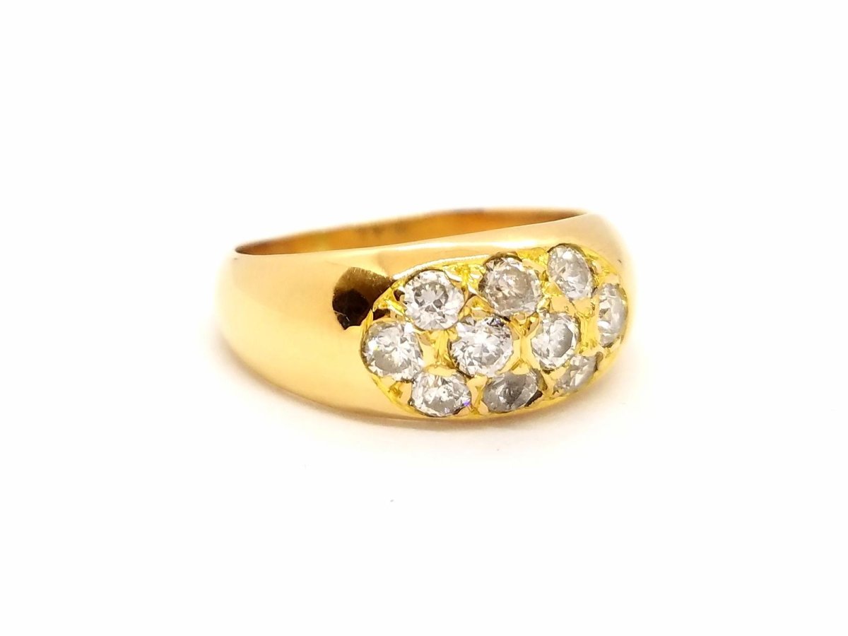 Bague Or jaune Diamant - Castafiore