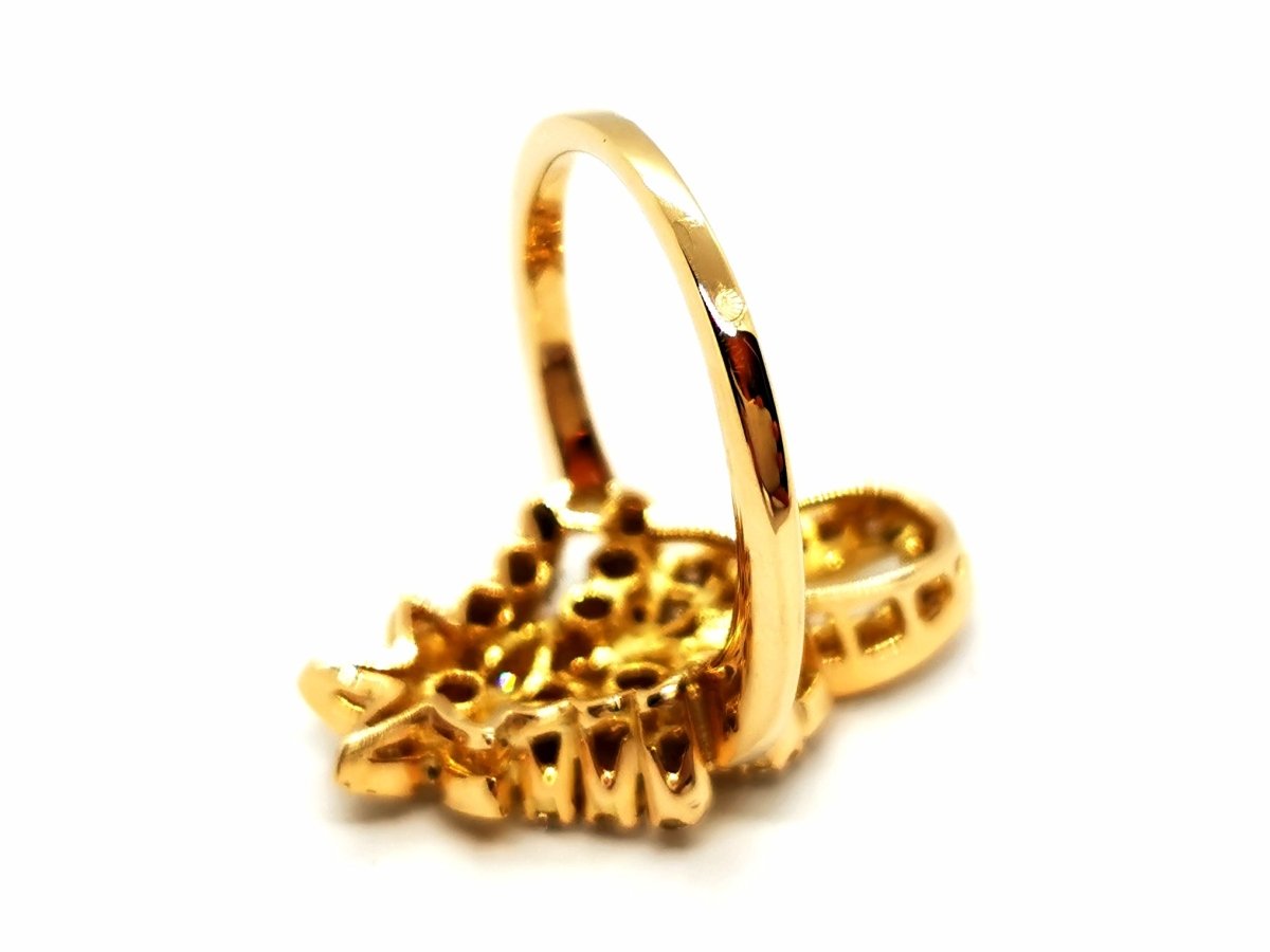 Bague Or jaune Diamant - Castafiore