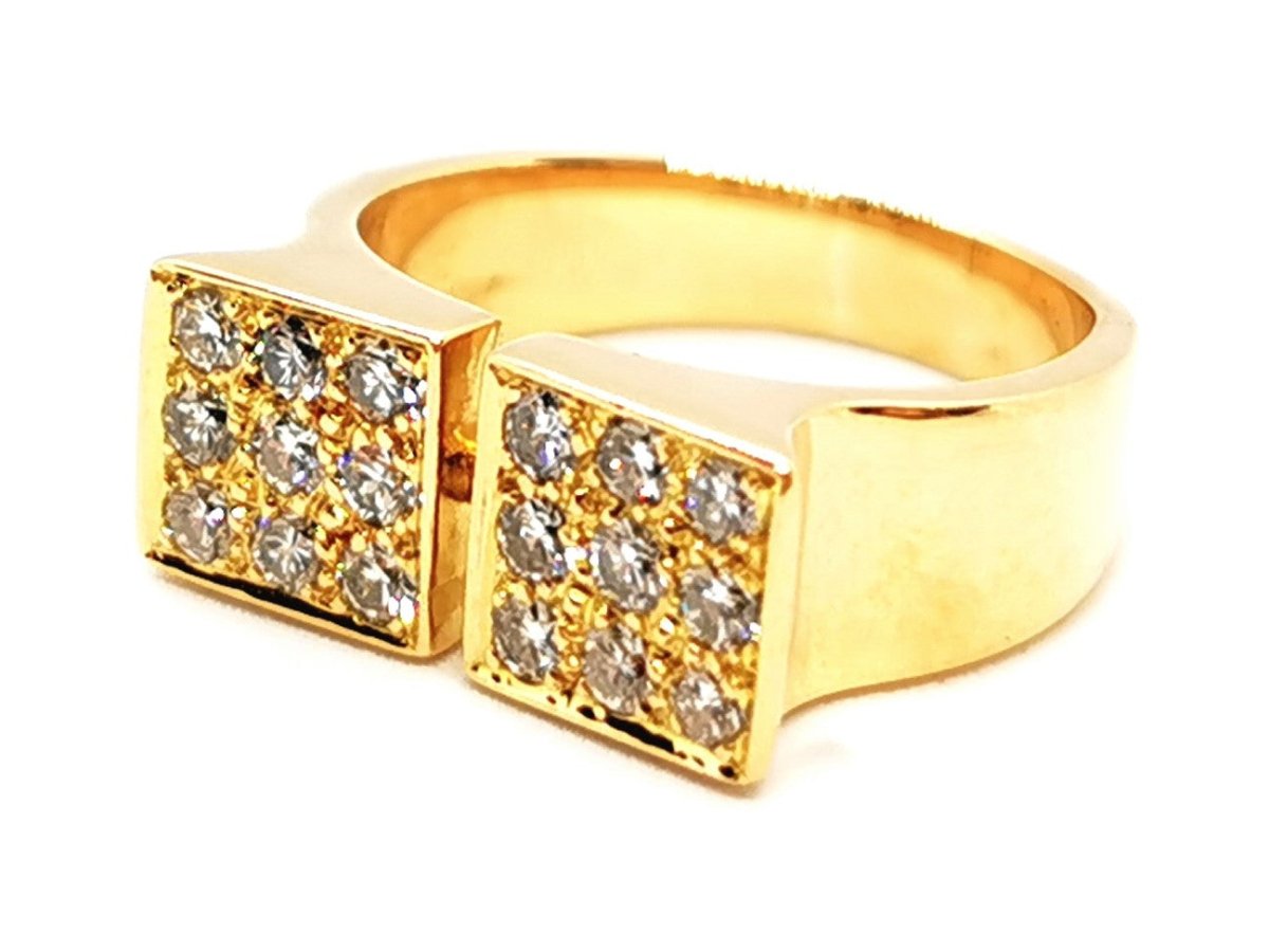 Bague Or jaune Diamant - Castafiore
