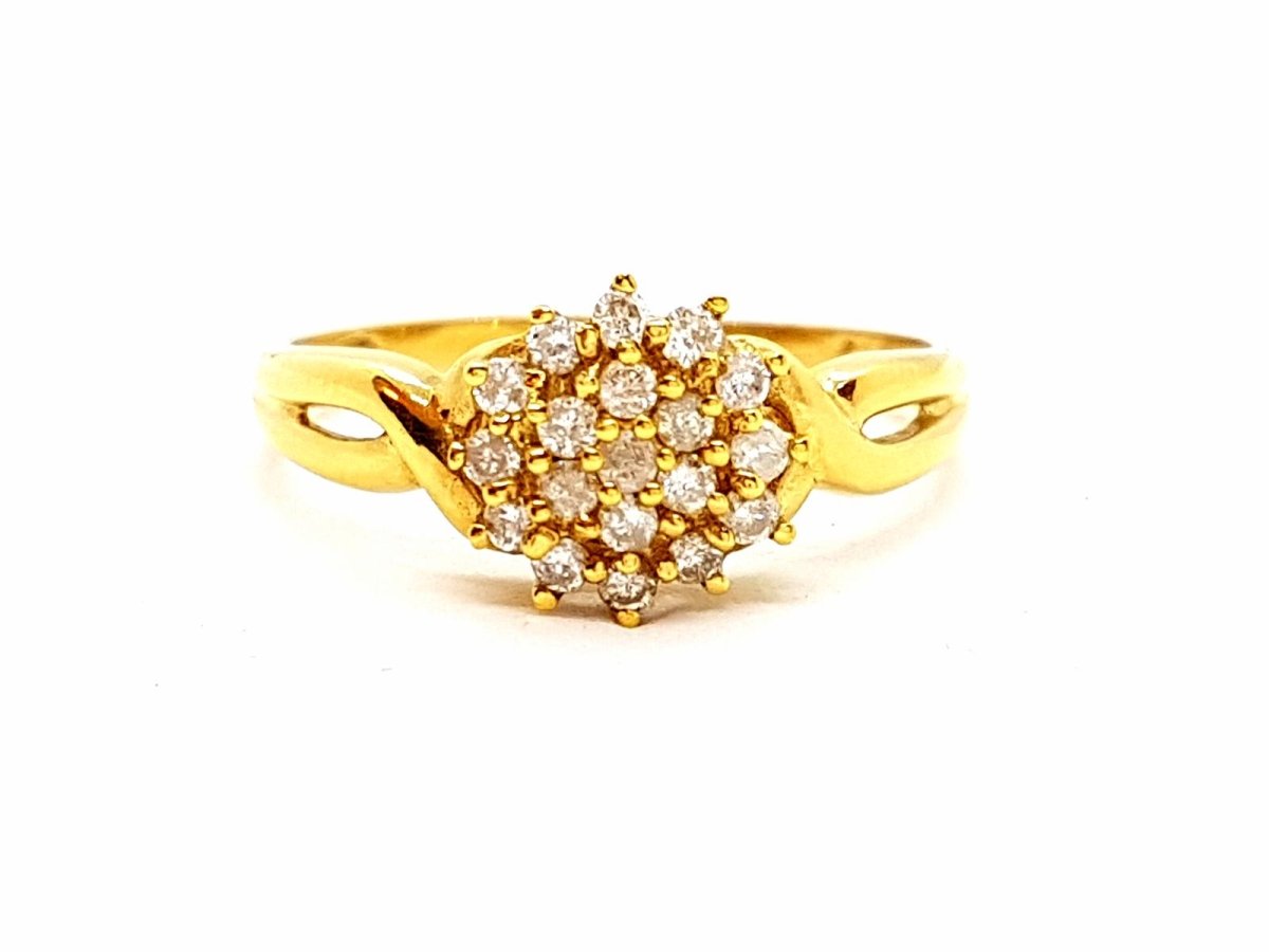 Bague Or jaune Diamant - Castafiore