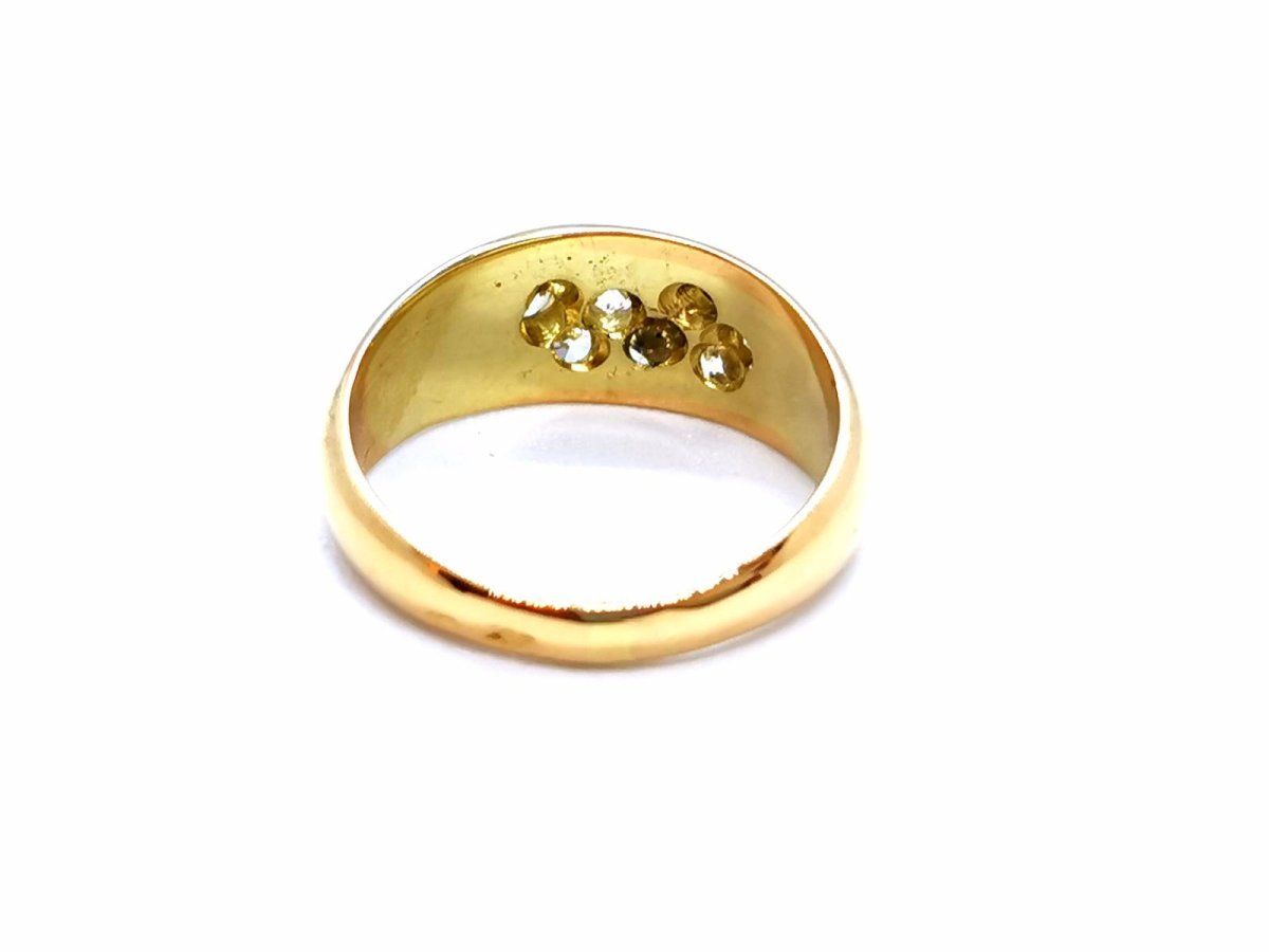 Bague Or jaune Diamant - Castafiore