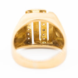 Bague Or jaune diamant - Castafiore