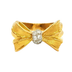 Bague Or jaune Diamant - Castafiore