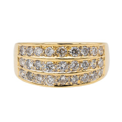 Bague Or jaune Diamant - Castafiore