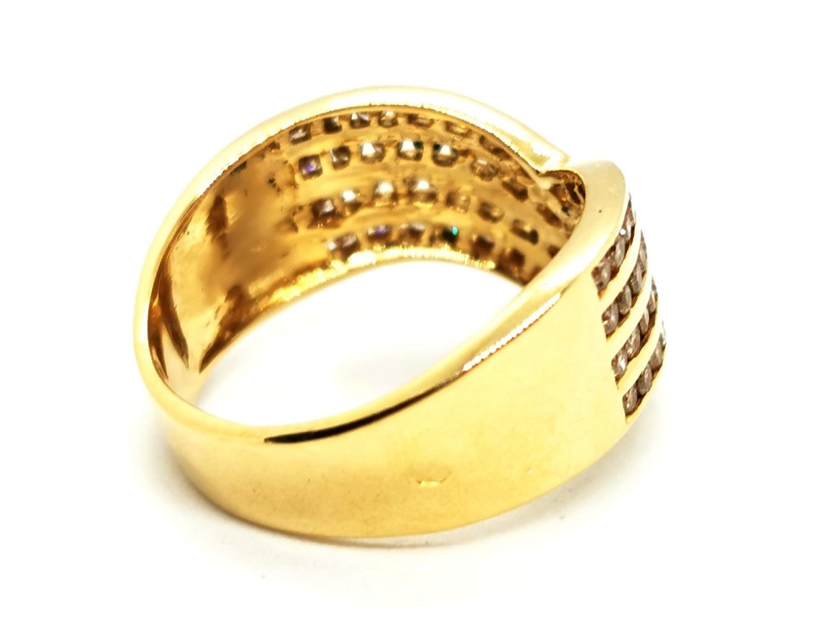 Bague Or jaune Diamant - Castafiore
