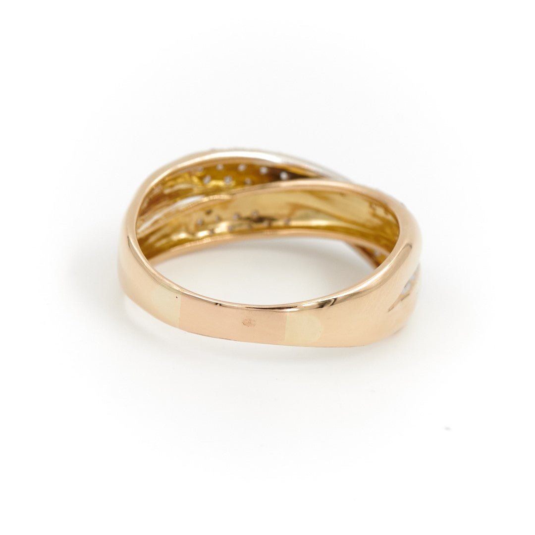 Bague Or jaune Diamant - Castafiore