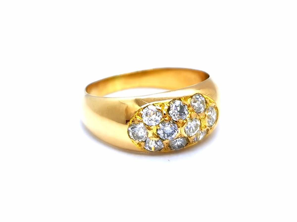 Bague Or jaune Diamant - Castafiore