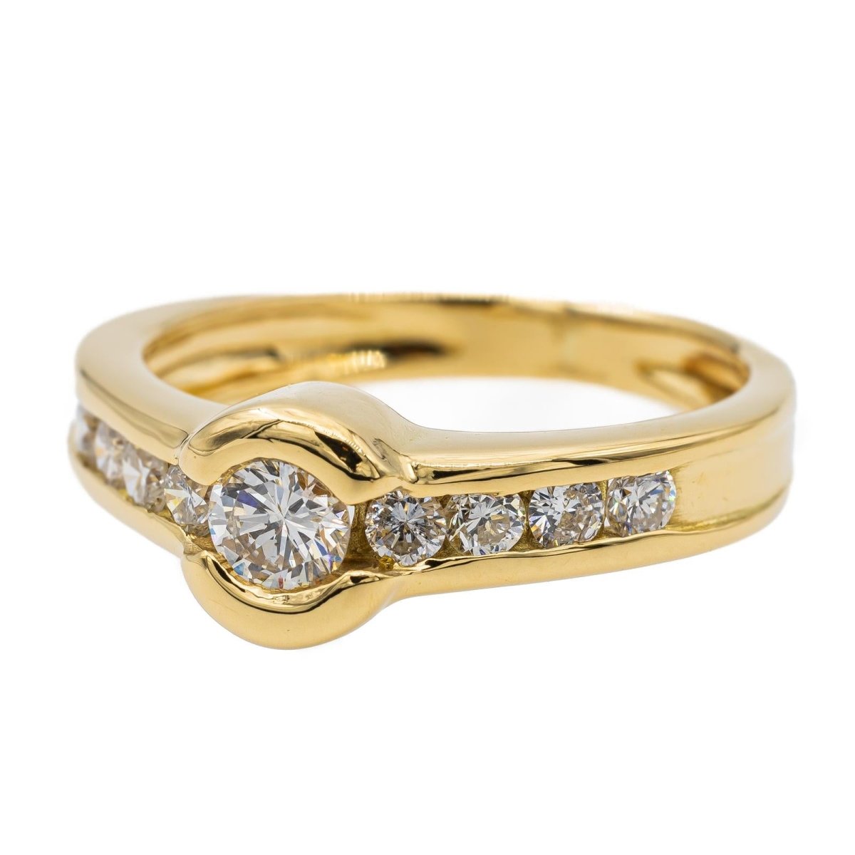 Bague Or jaune Diamant - Castafiore