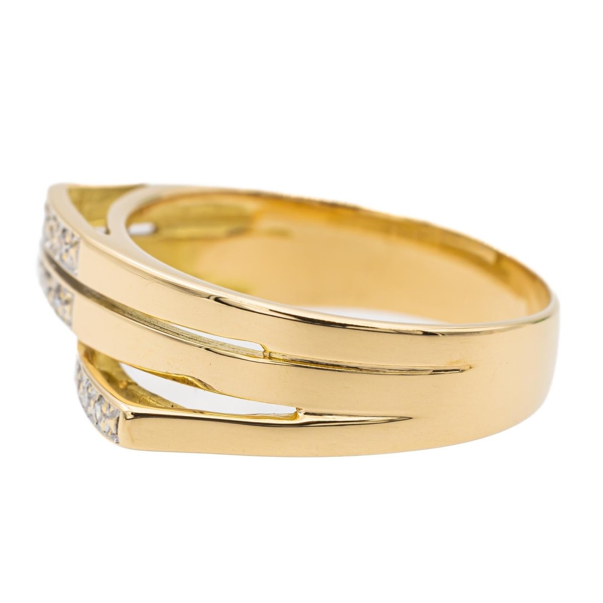 Bague Or jaune Diamant - Castafiore