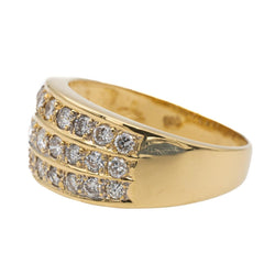 Bague Or jaune Diamant - Castafiore