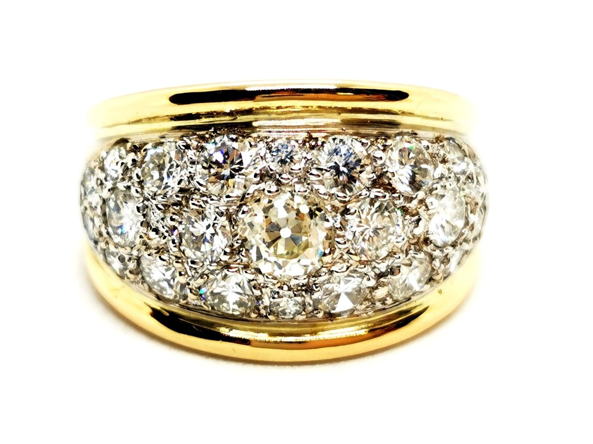 Bague Or jaune Diamant - Castafiore