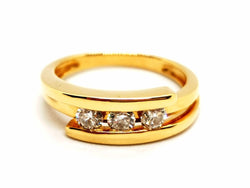 Bague Or jaune Diamant - Castafiore