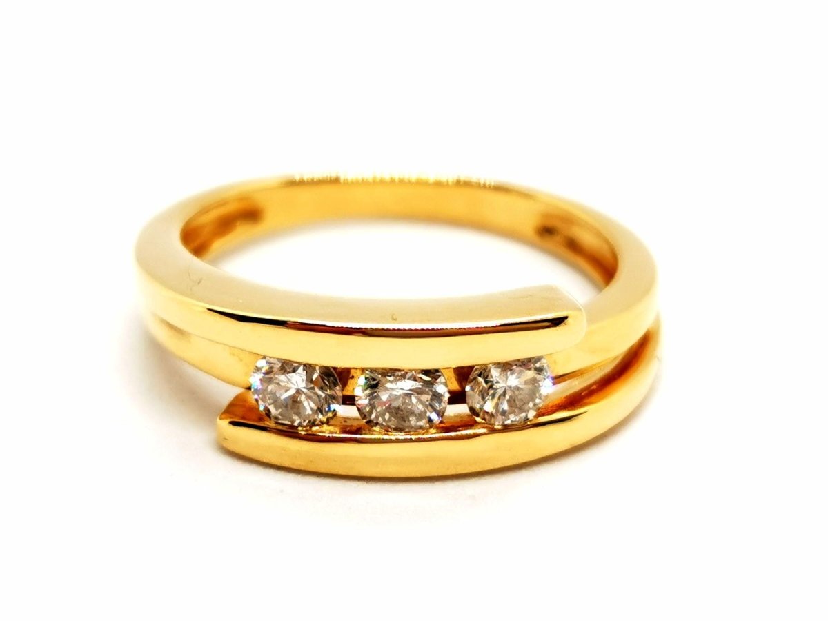 Bague Or jaune Diamant - Castafiore