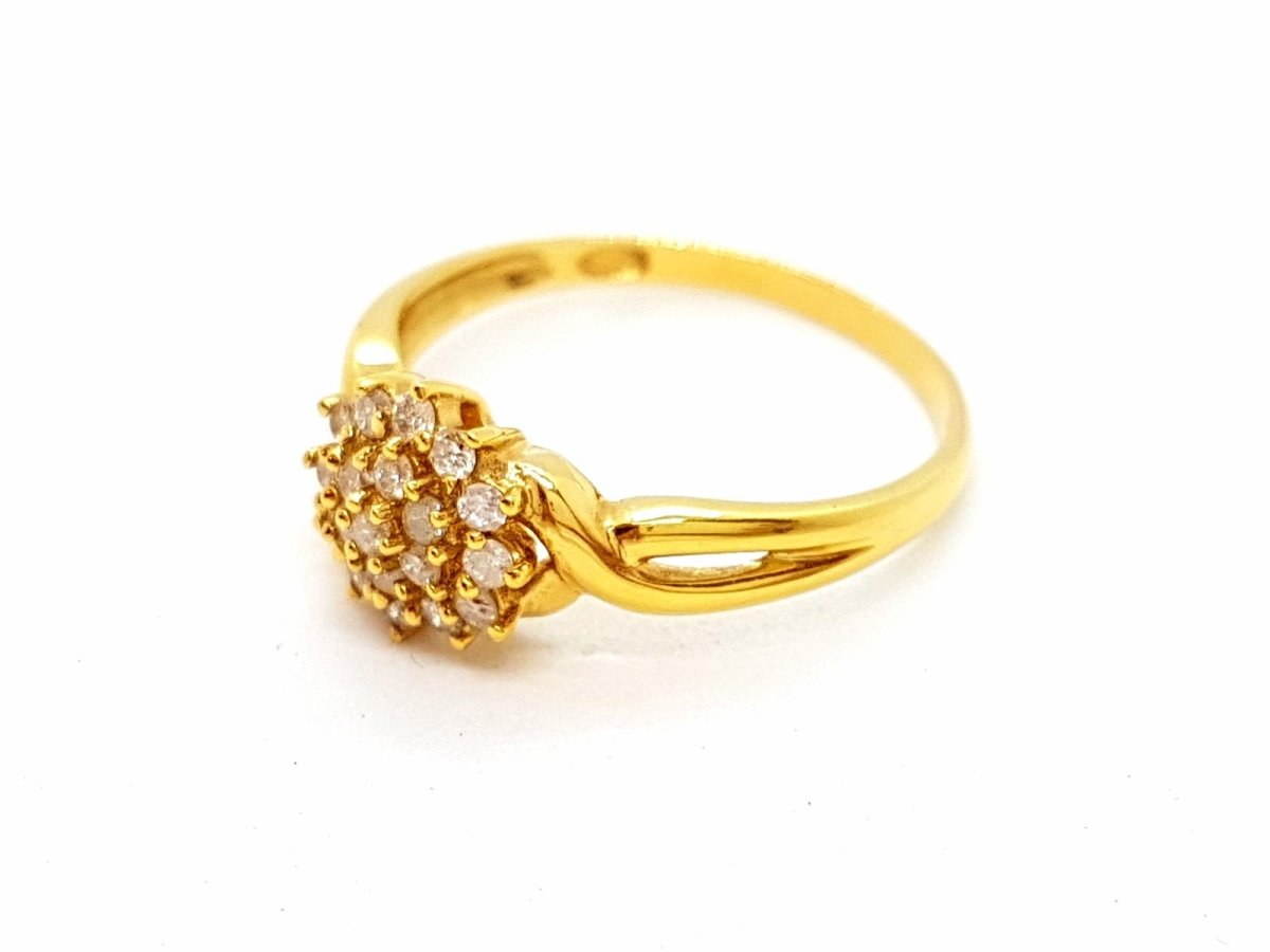 Bague Or jaune Diamant - Castafiore