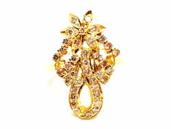 Bague Or jaune Diamant - Castafiore