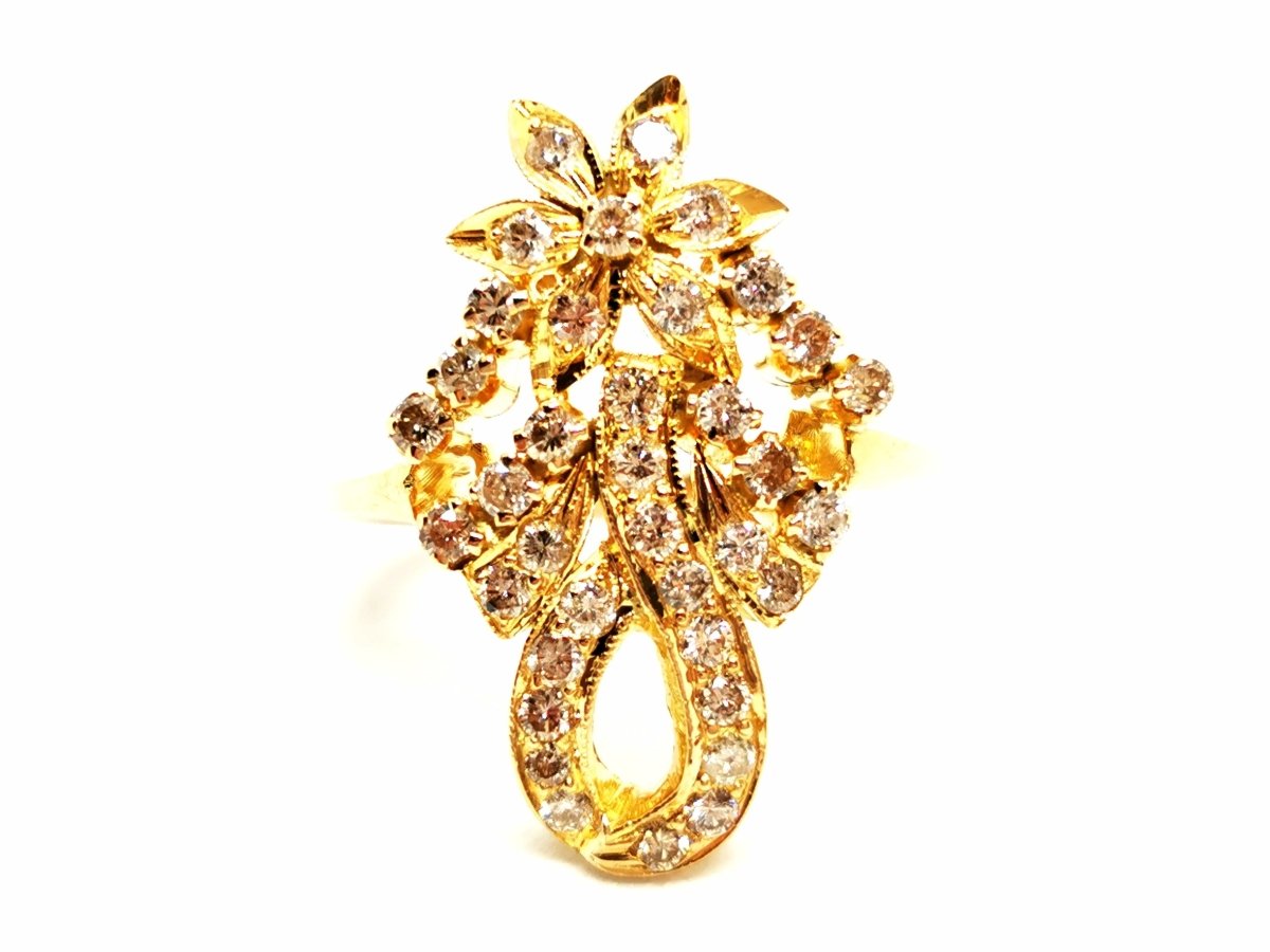 Bague Or jaune Diamant - Castafiore