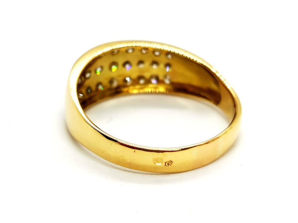 Bague Or jaune Diamant - Castafiore