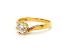 Bague Or jaune Diamant - Castafiore