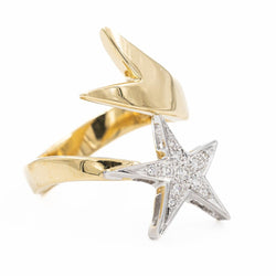 Bague Or jaune Diamant - Castafiore