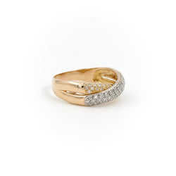 Bague Or jaune Diamant - Castafiore