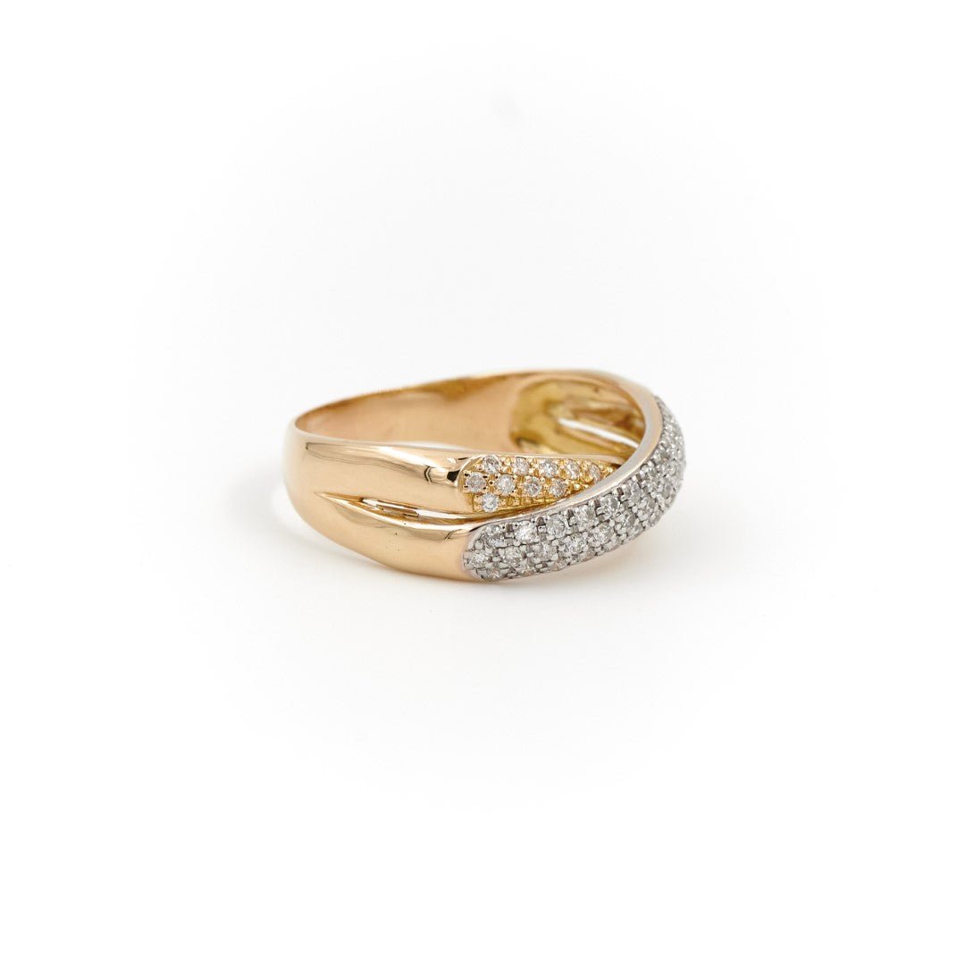 Bague Or jaune Diamant - Castafiore