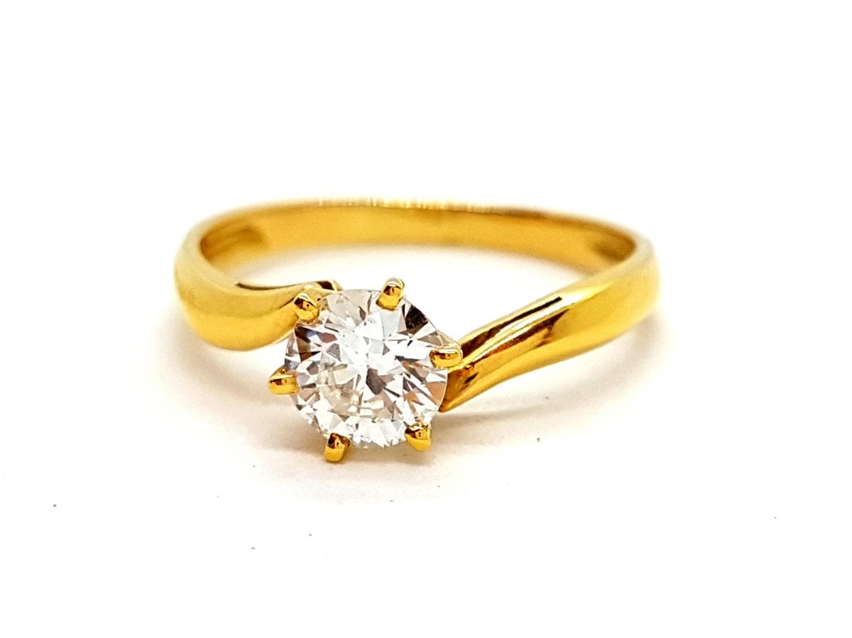 Bague Or jaune Diamant - Castafiore