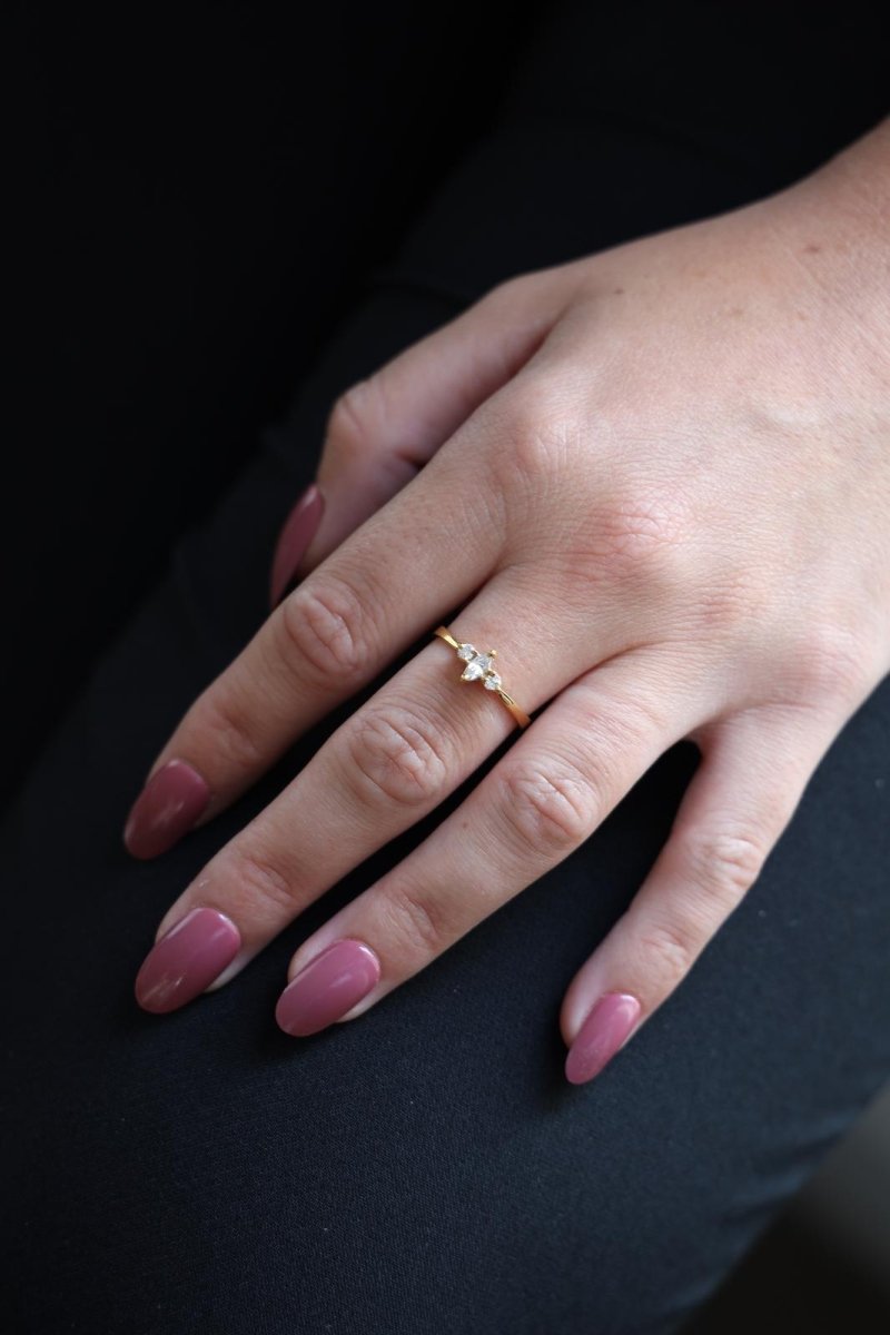 Bague Or jaune Diamant - Castafiore