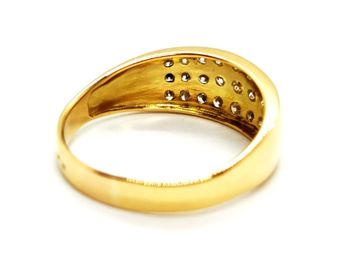 Bague Or jaune Diamant - Castafiore