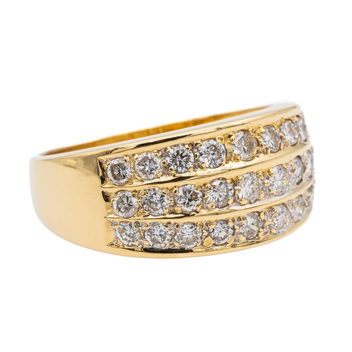 Bague Or jaune Diamant - Castafiore