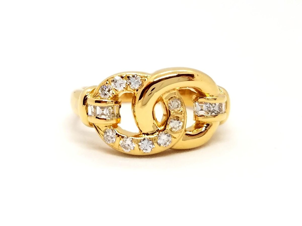 Bague Or jaune Diamant - Castafiore
