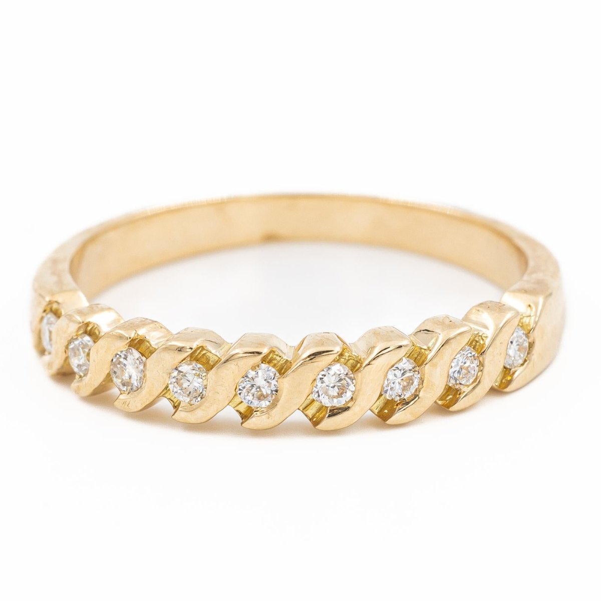 Bague Or jaune Diamant - Castafiore