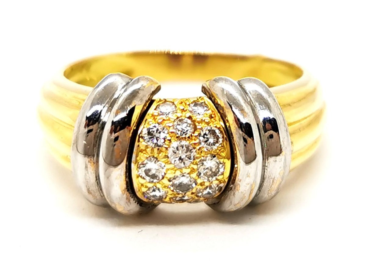 Bague Or jaune Diamant - Castafiore