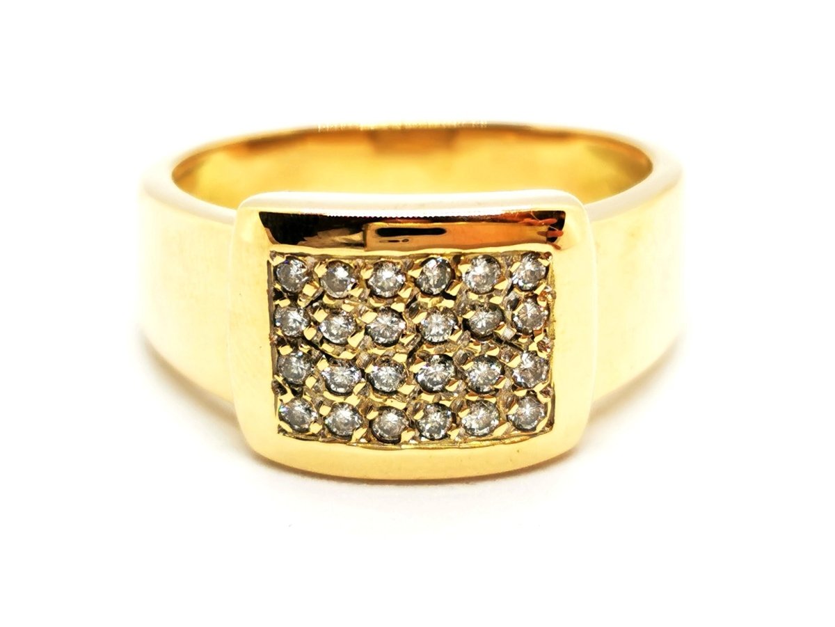 Bague Or jaune Diamant - Castafiore