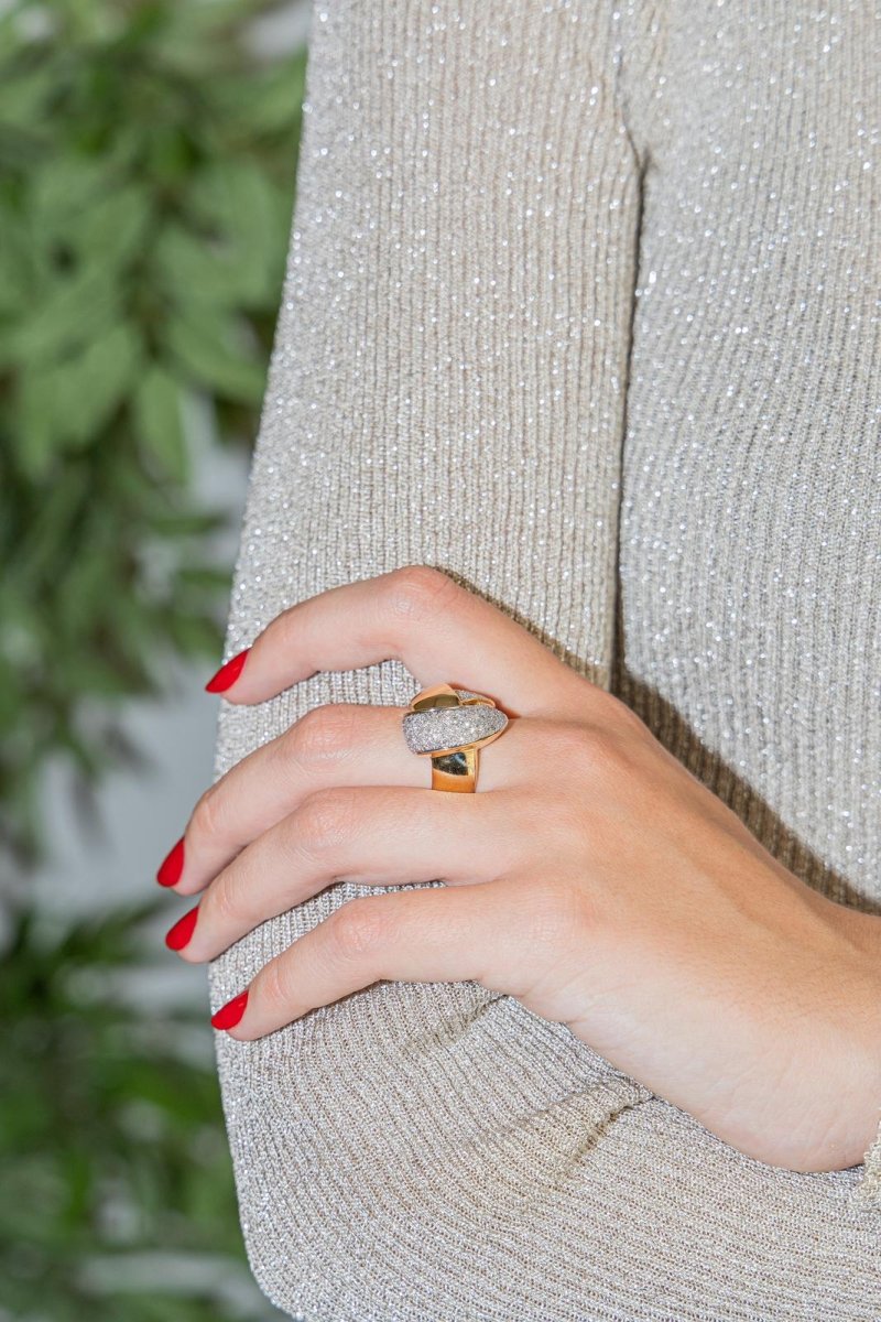 Bague Or jaune Diamant - Castafiore