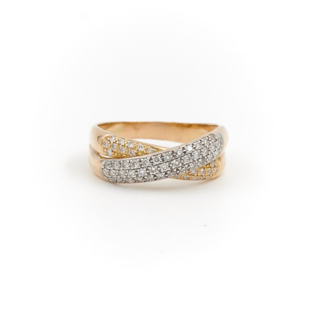Bague Or jaune Diamant - Castafiore