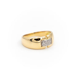 Bague Or jaune Diamant - Castafiore