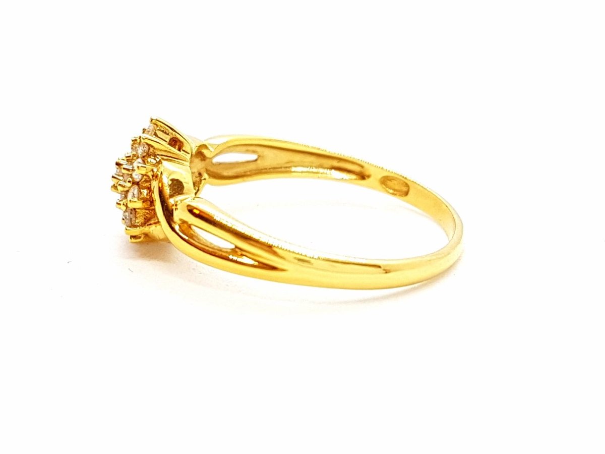 Bague Or jaune Diamant - Castafiore