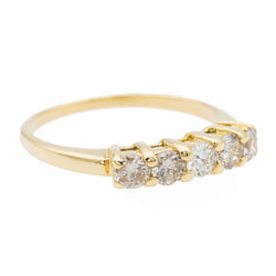 Bague Or jaune Diamant - Castafiore